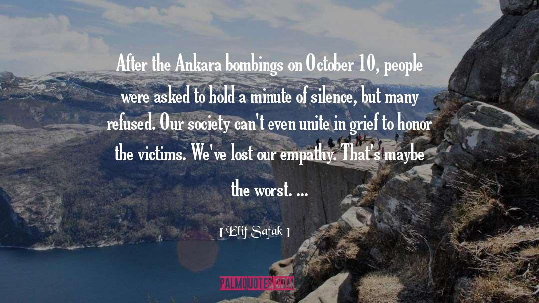 Elif Safak Quotes: After the Ankara bombings on