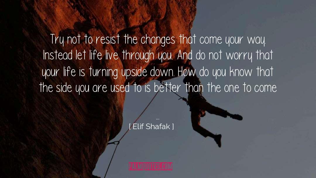 Elif Shafak Quotes: Try not to resist the