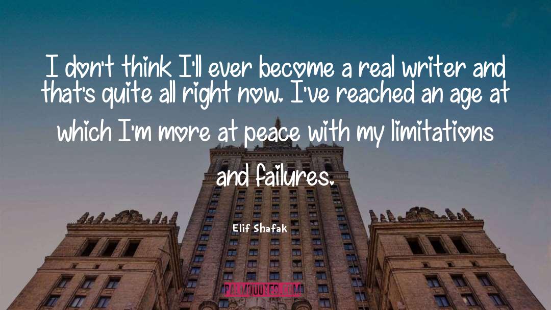 Elif Shafak Quotes: I don't think I'll ever