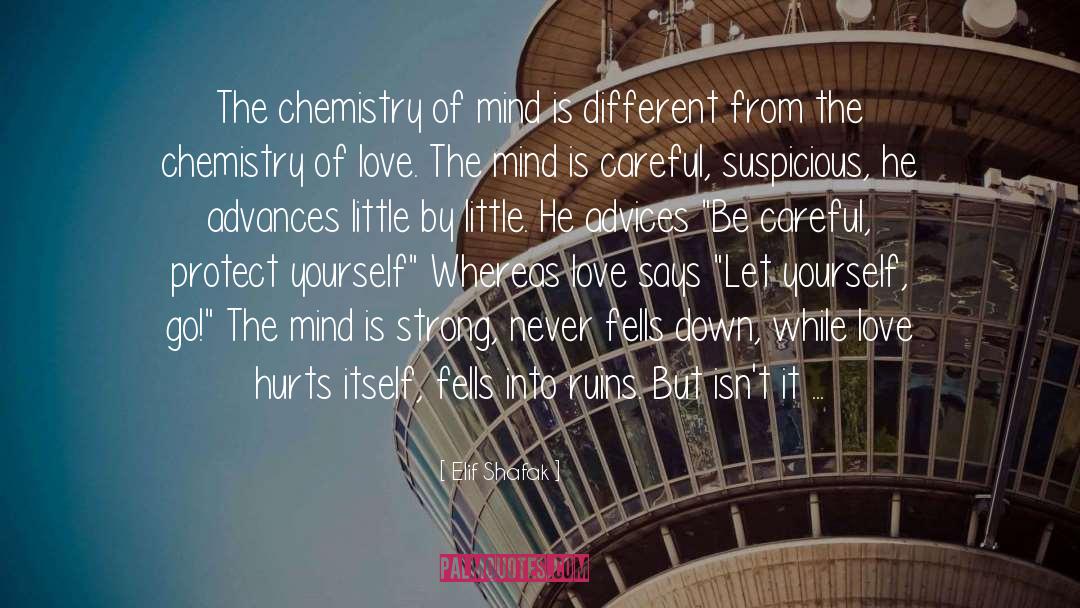 Elif Shafak Quotes: The chemistry of mind is