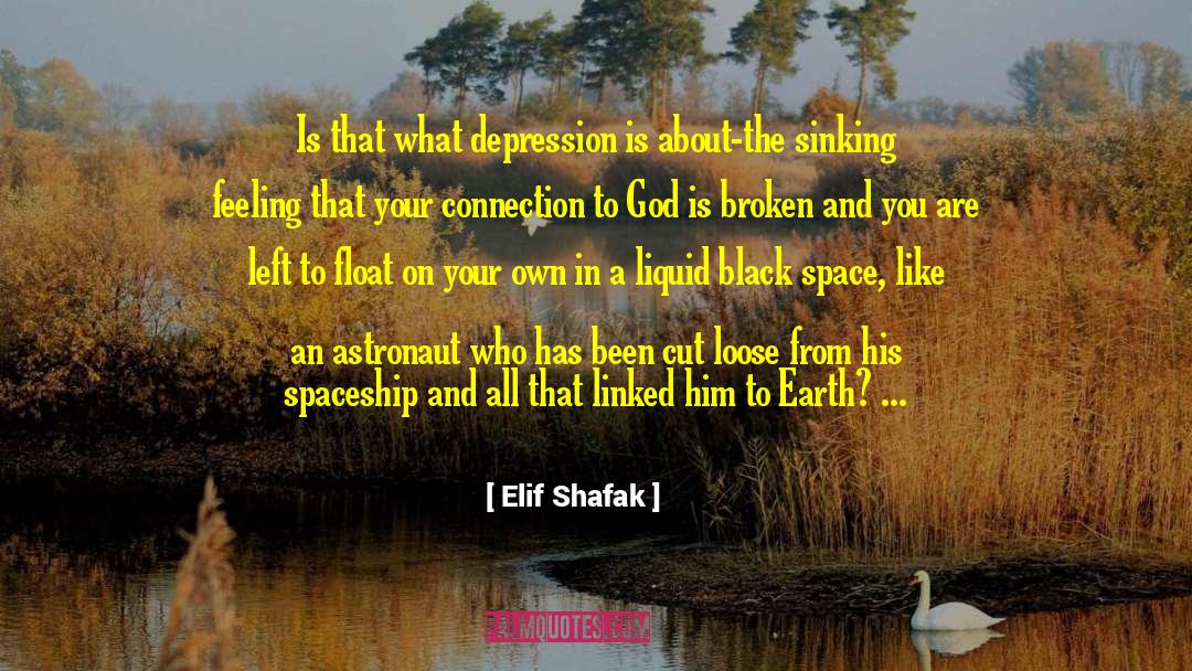 Elif Shafak Quotes: Is that what depression is