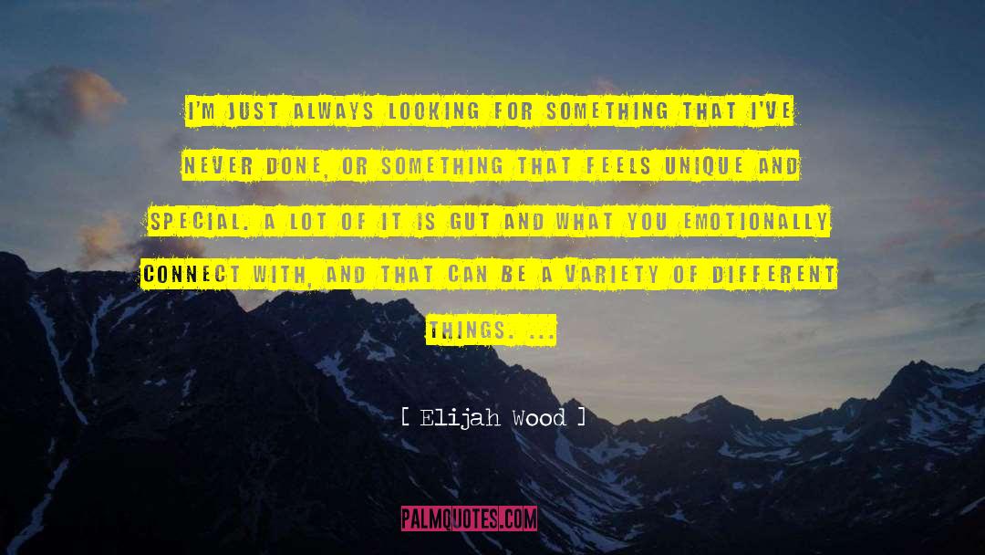 Elijah Wood Quotes: I'm just always looking for