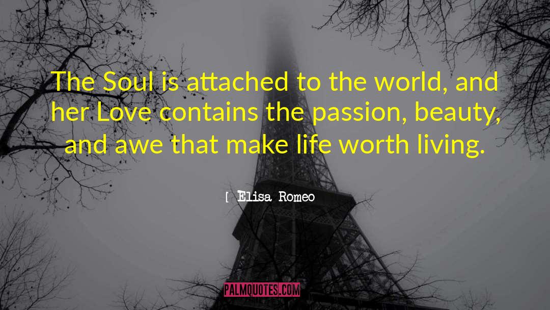 Elisa Romeo Quotes: The Soul is attached to