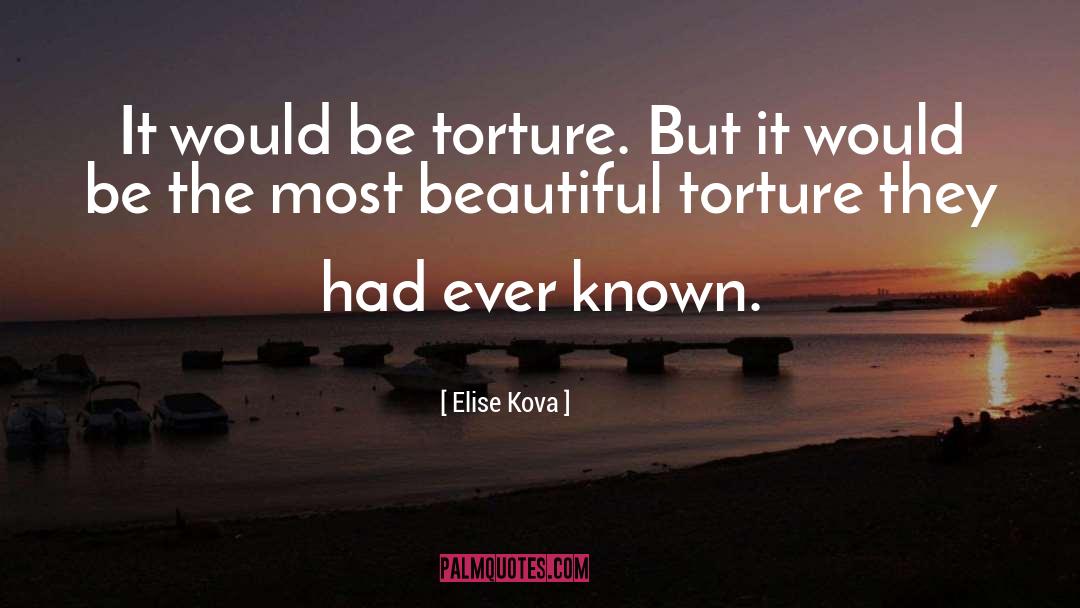 Elise Kova Quotes: It would be torture. But