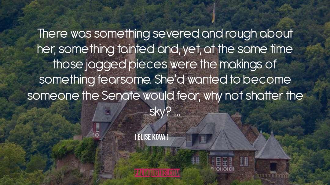 Elise Kova Quotes: There was something severed and