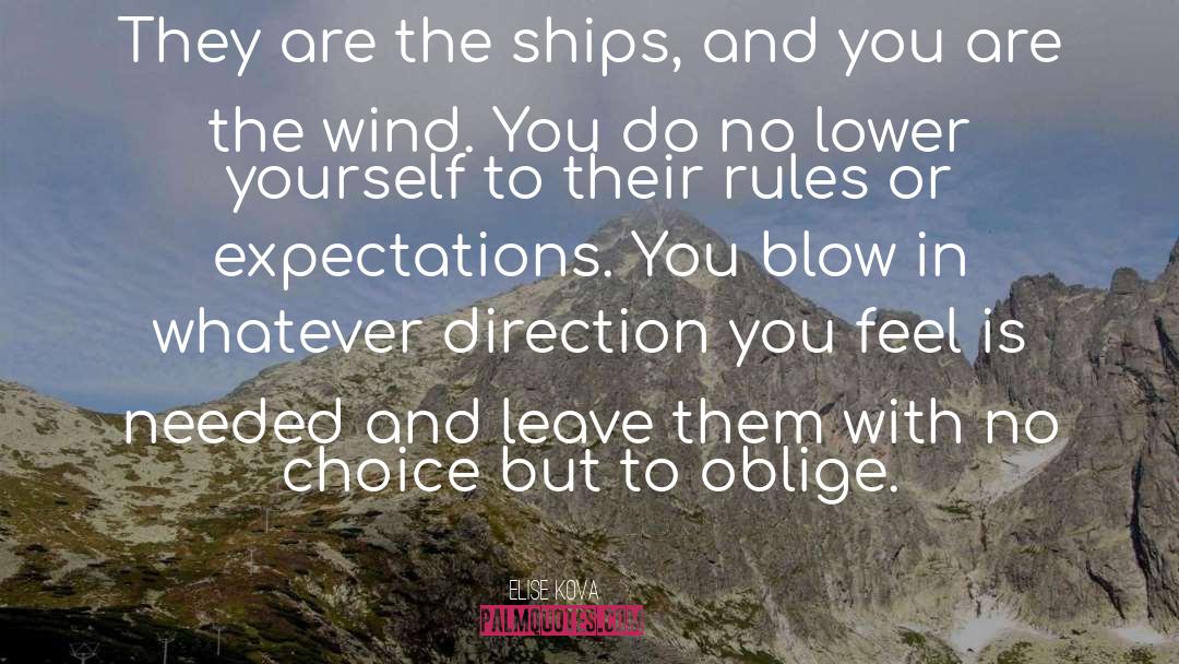 Elise Kova Quotes: They are the ships, and