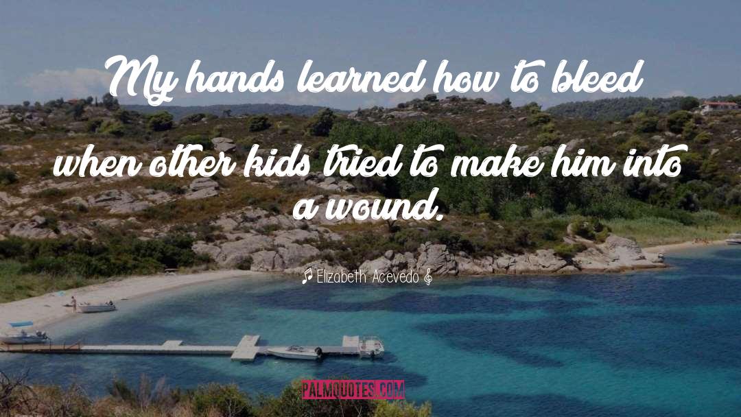 Elizabeth Acevedo Quotes: My hands learned how to