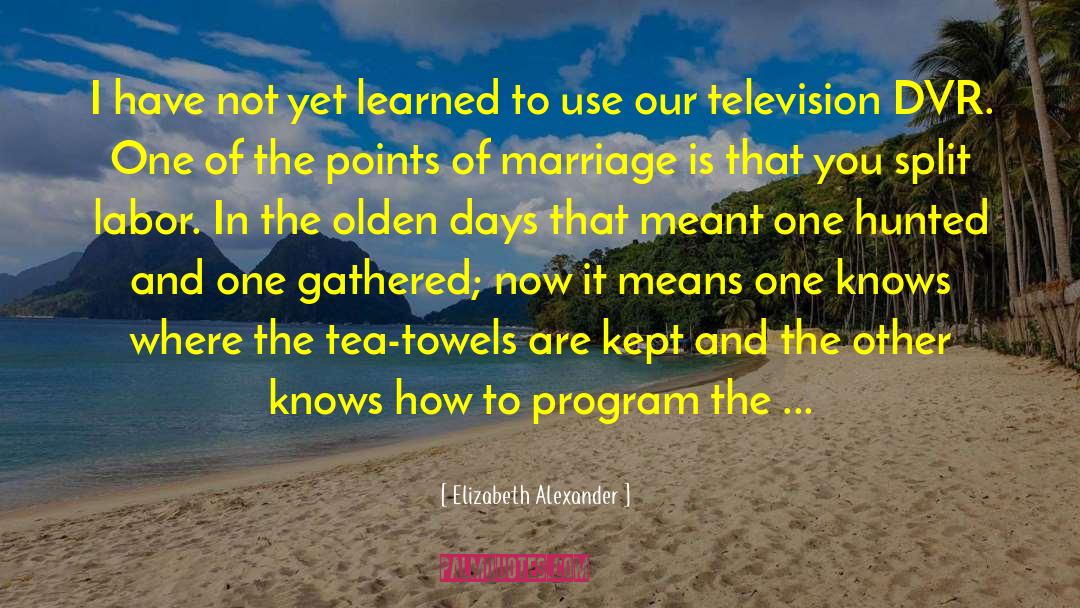 Elizabeth Alexander Quotes: I have not yet learned