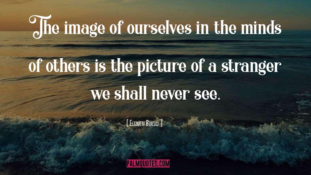 Elizabeth Bibesco Quotes: The image of ourselves in
