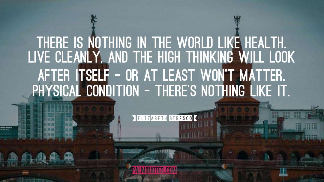 Elizabeth Bibesco Quotes: There is nothing in the