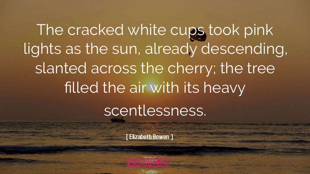 Elizabeth Bowen Quotes: The cracked white cups took