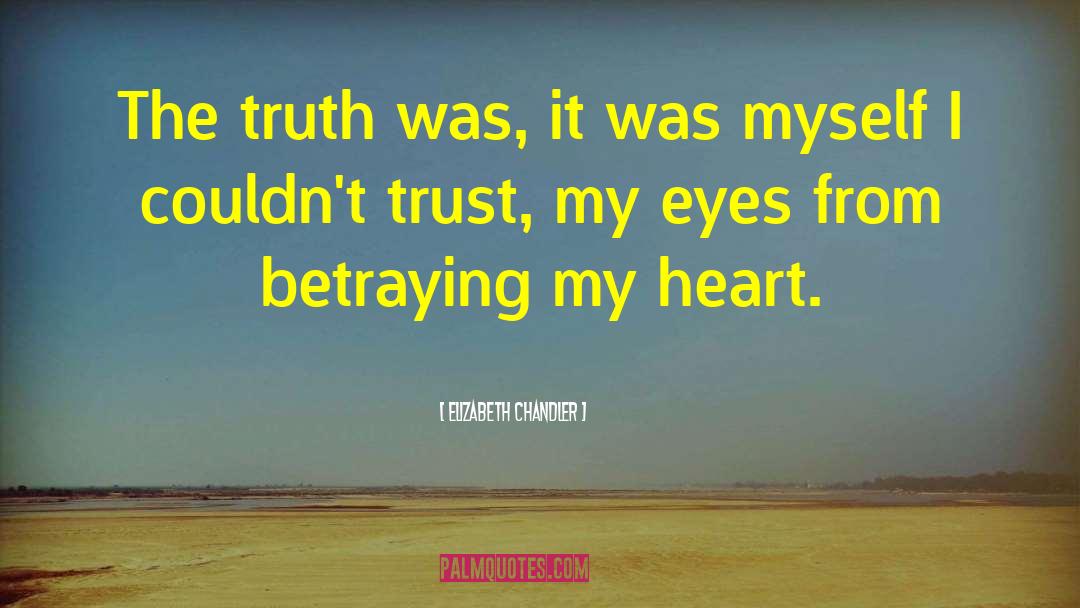 Elizabeth Chandler Quotes: The truth was, it was