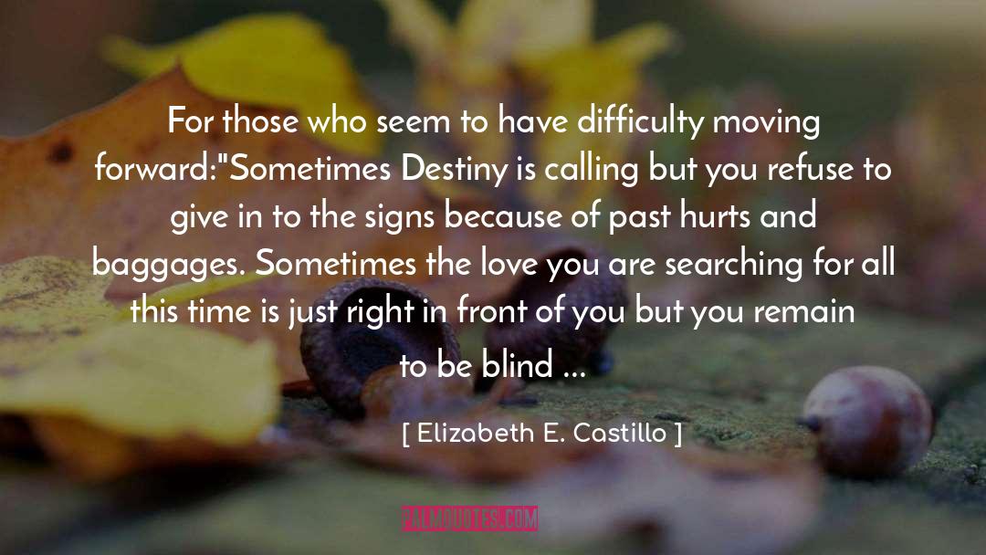 Elizabeth E. Castillo Quotes: For those who seem to