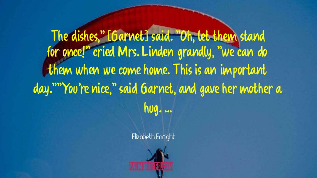 Elizabeth Enright Quotes: The dishes,