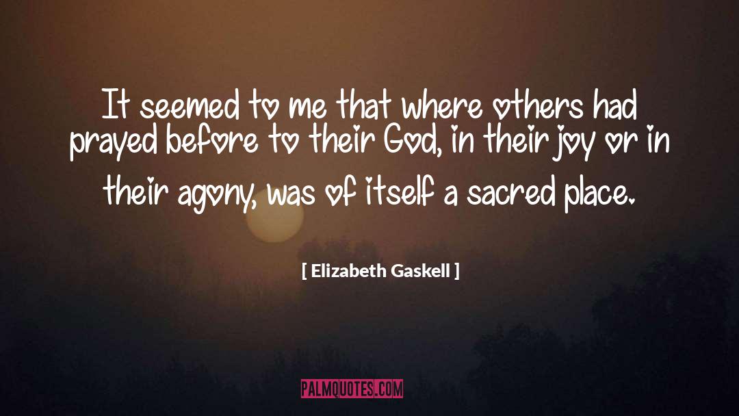 Elizabeth Gaskell Quotes: It seemed to me that