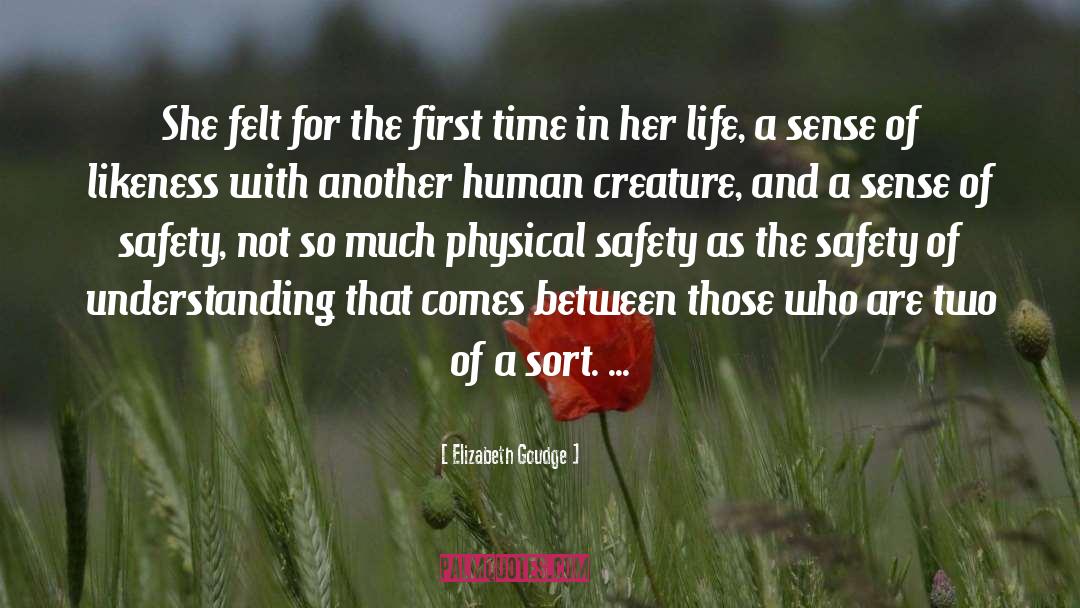 Elizabeth Goudge Quotes: She felt for the first