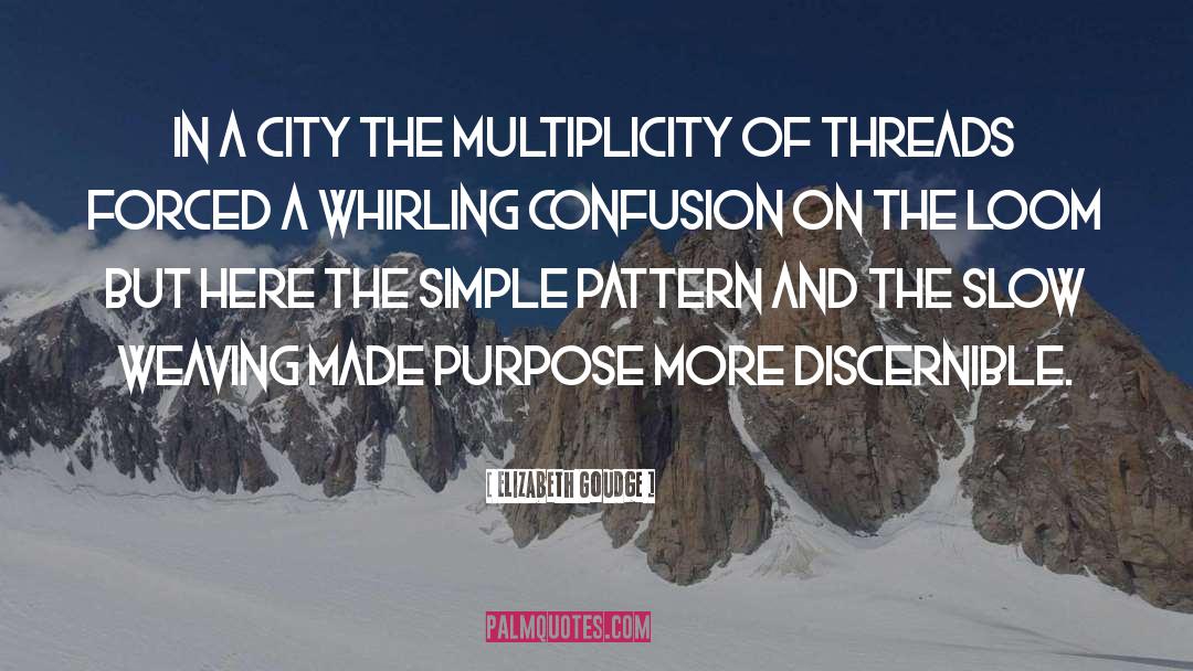 Elizabeth Goudge Quotes: In a city the multiplicity