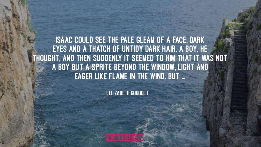 Elizabeth Goudge Quotes: Isaac could see the pale