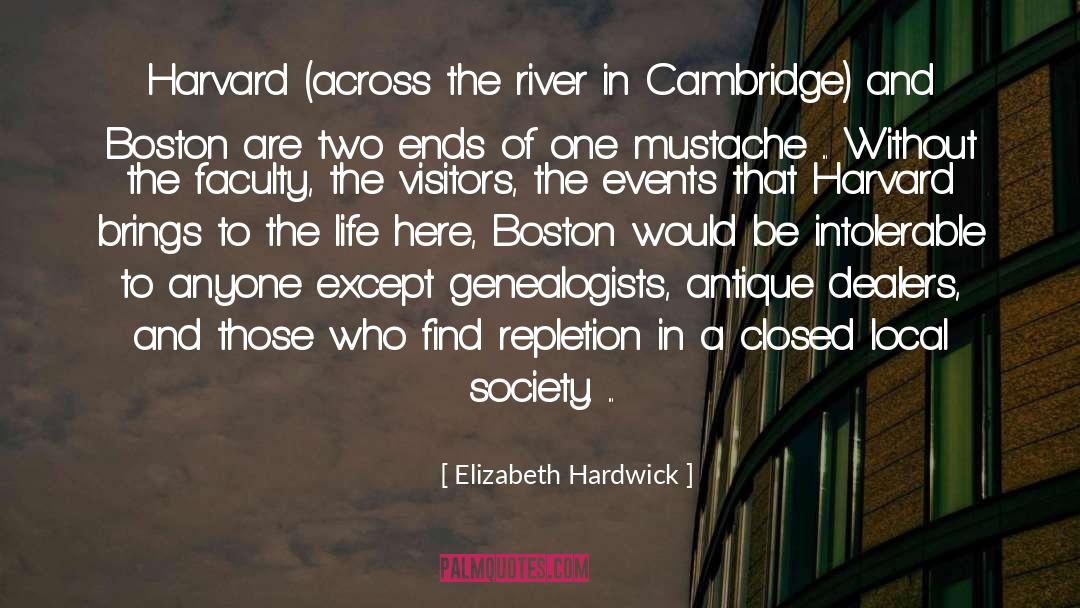 Elizabeth Hardwick Quotes: Harvard (across the river in