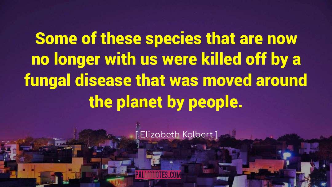 Elizabeth Kolbert Quotes: Some of these species that