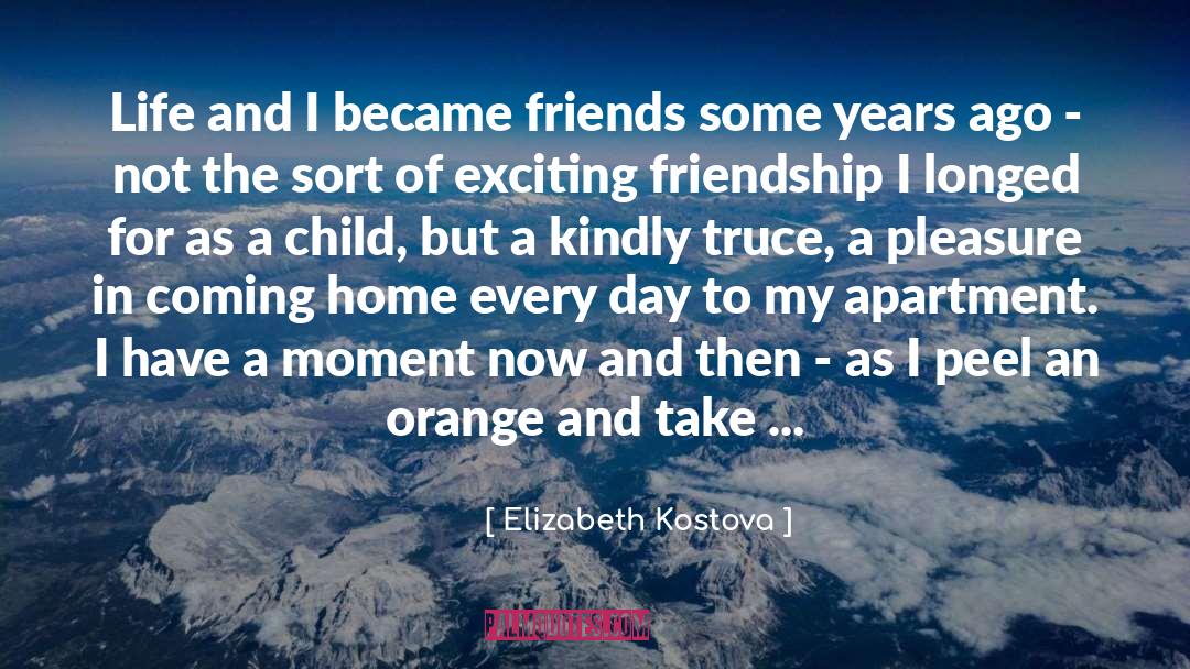 Elizabeth Kostova Quotes: Life and I became friends