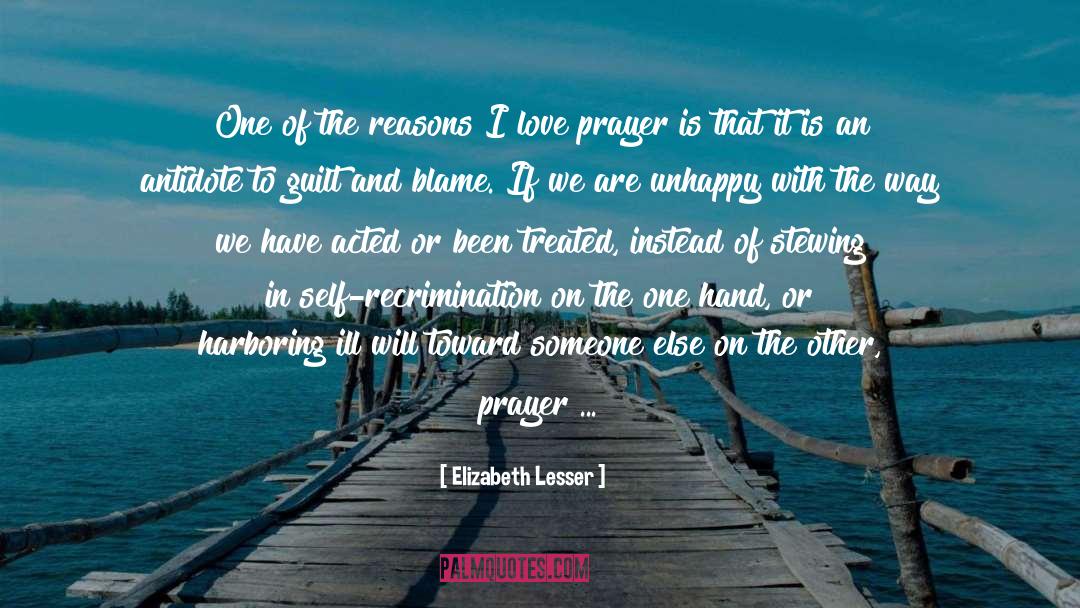 Elizabeth Lesser Quotes: One of the reasons I