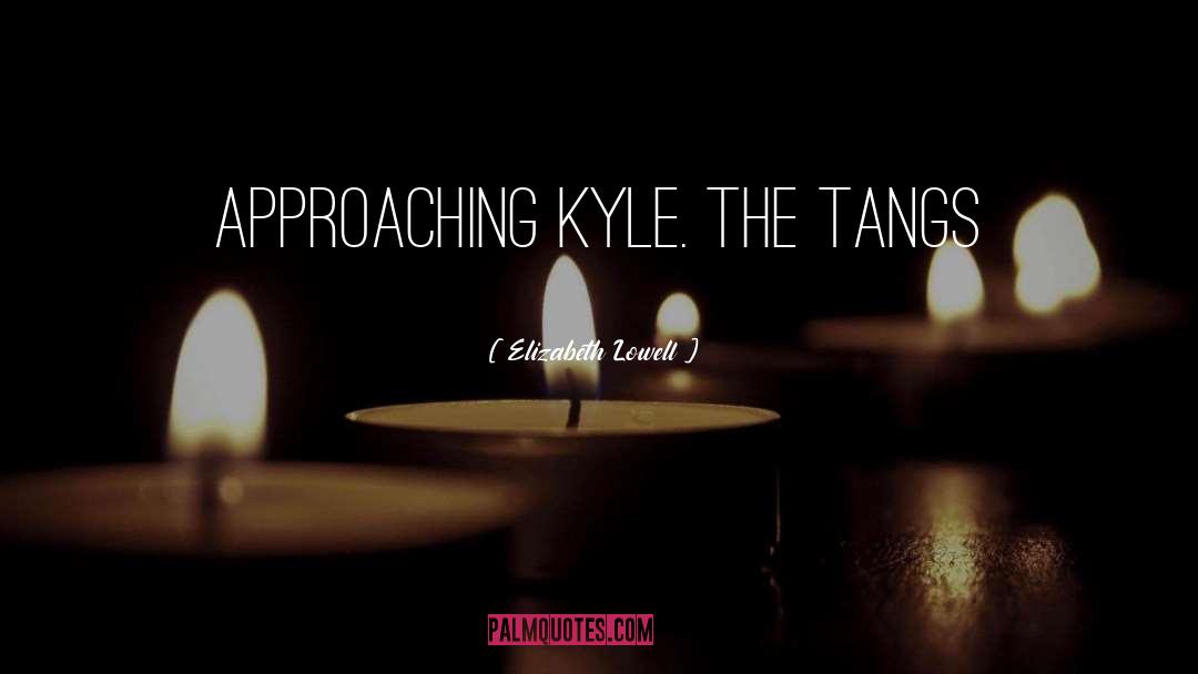 Elizabeth Lowell Quotes: approaching Kyle. The Tangs