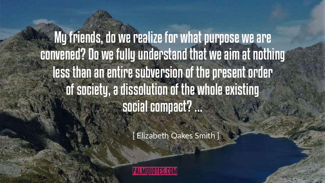 Elizabeth Oakes Smith Quotes: My friends, do we realize