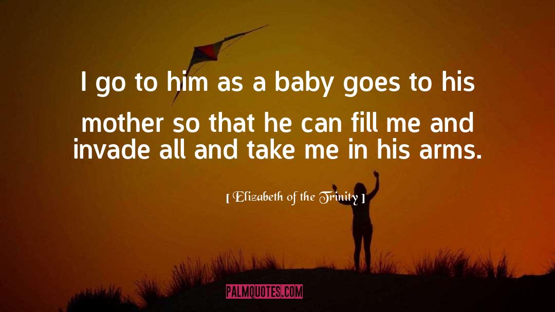 Elizabeth Of The Trinity Quotes: I go to him as