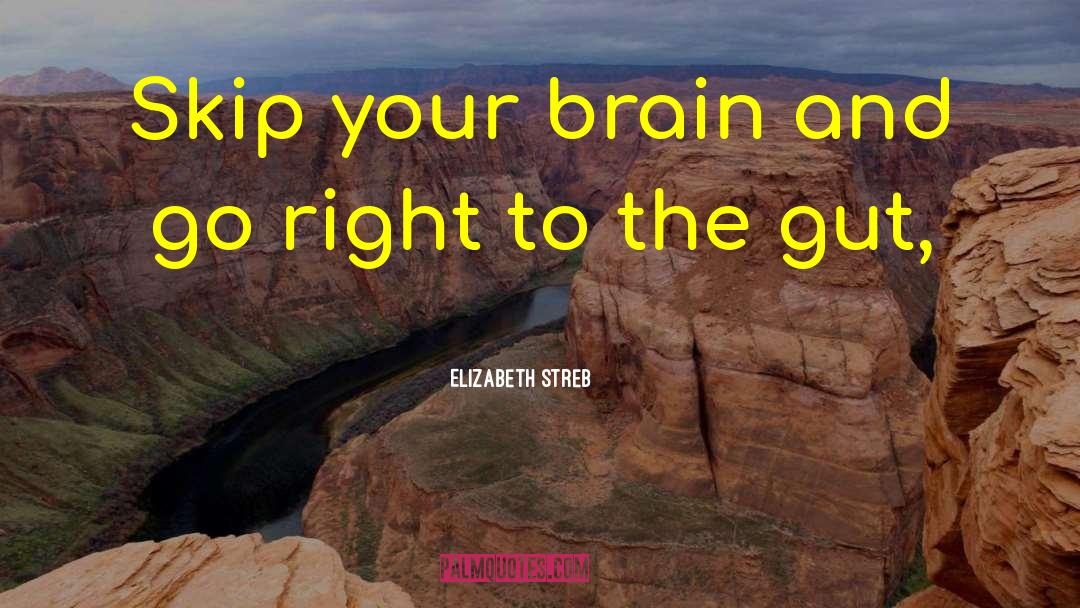 Elizabeth Streb Quotes: Skip your brain and go