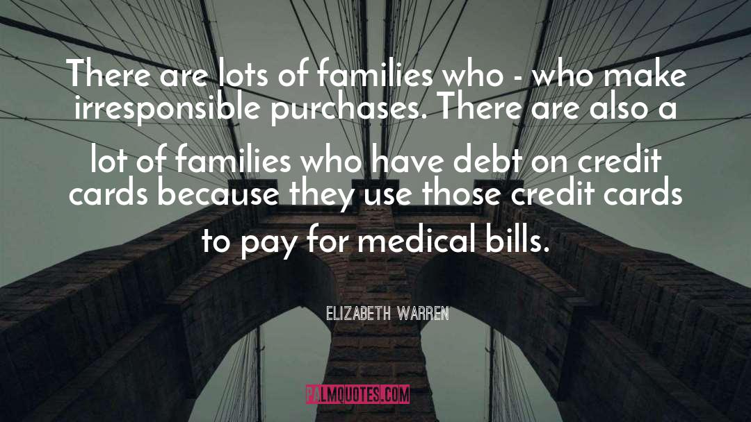 Elizabeth Warren Quotes: There are lots of families