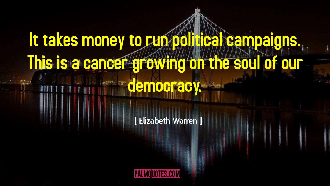 Elizabeth Warren Quotes: It takes money to run