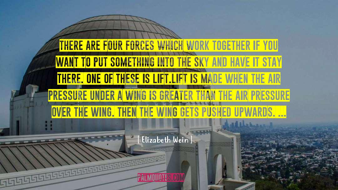 Elizabeth Wein Quotes: There are four forces which