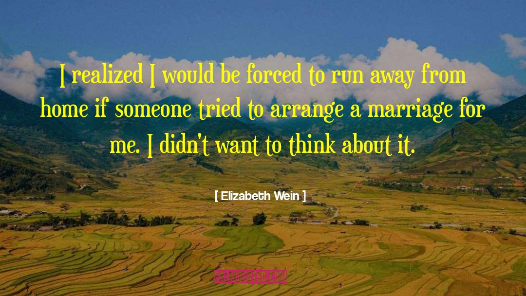 Elizabeth Wein Quotes: I realized I would be