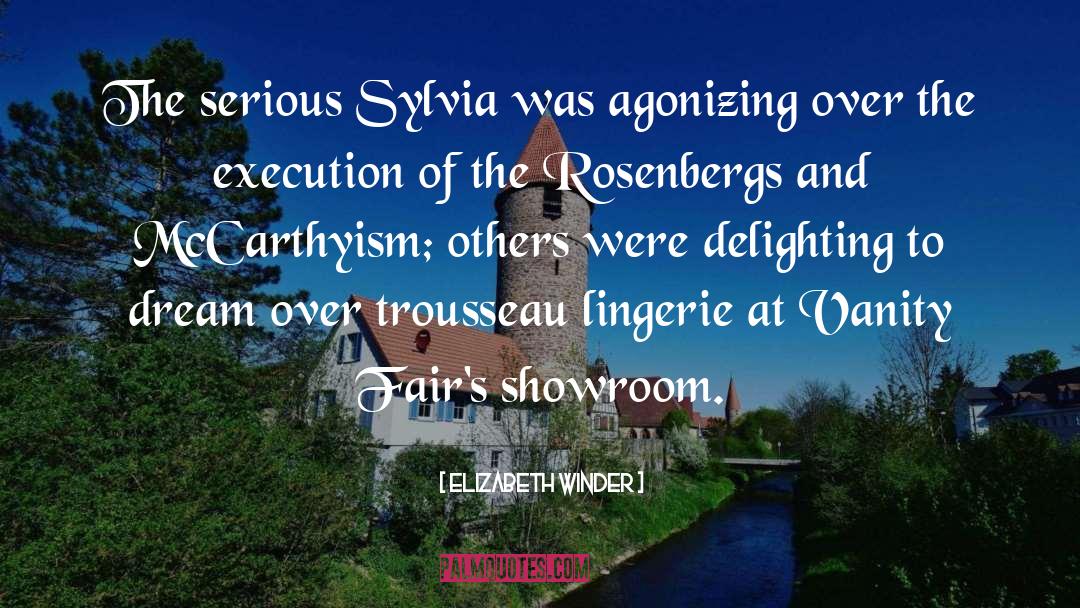 Elizabeth Winder Quotes: The serious Sylvia was agonizing