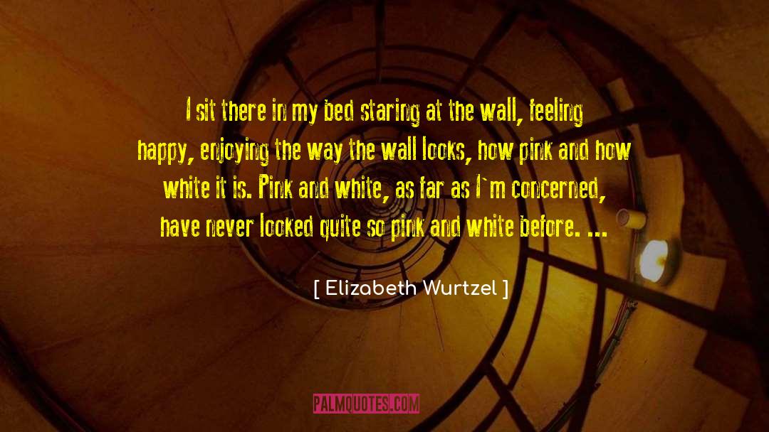 Elizabeth Wurtzel Quotes: I sit there in my