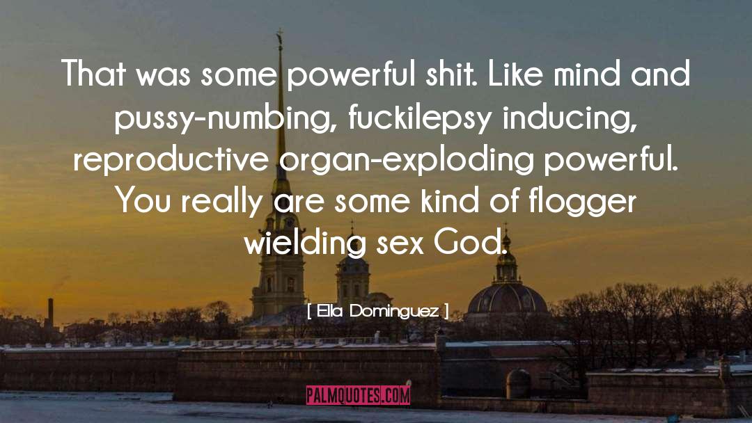 Ella Dominguez Quotes: That was some powerful shit.