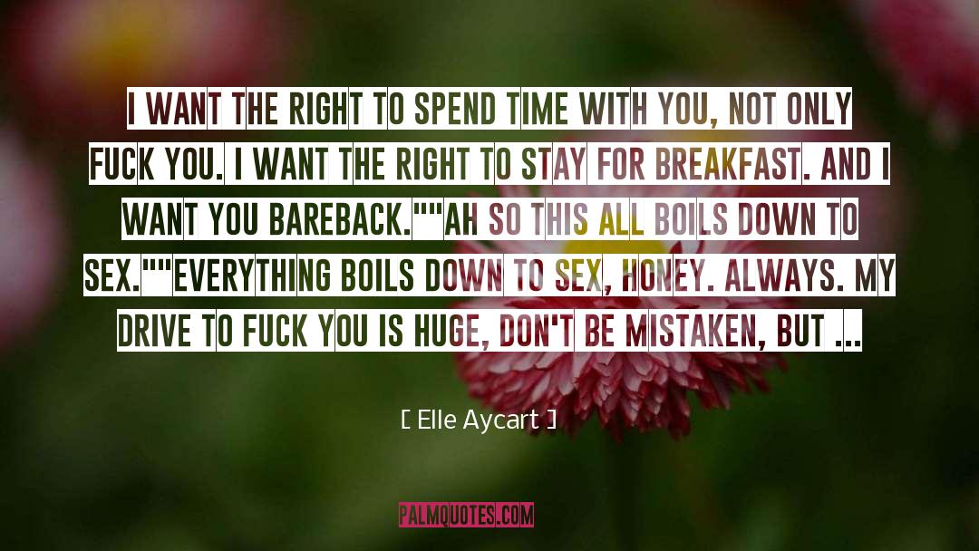 Elle Aycart Quotes: I want the right to