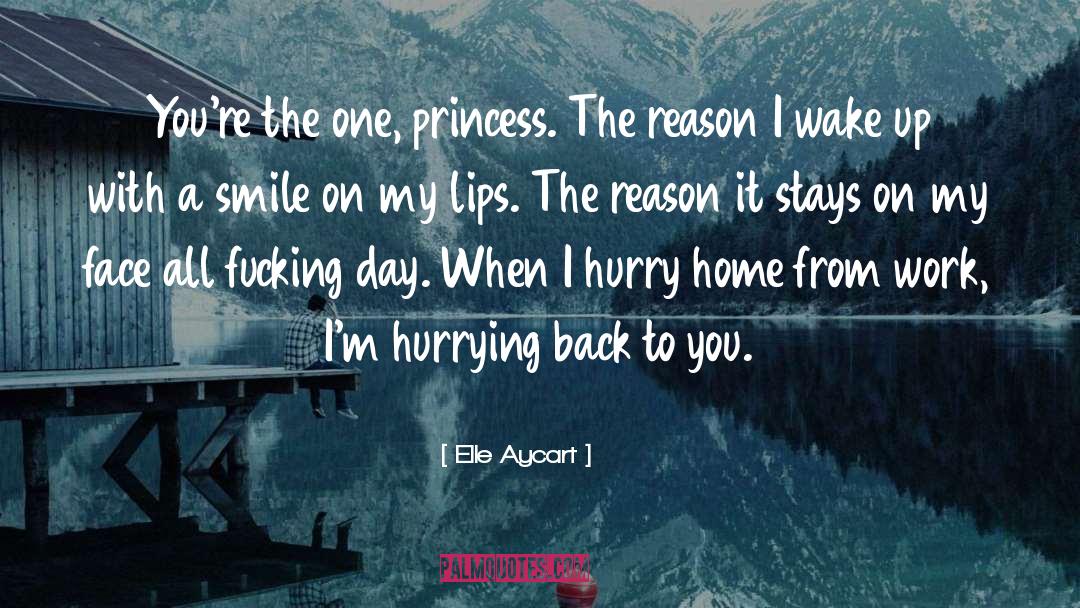 Elle Aycart Quotes: You're the one, princess. The
