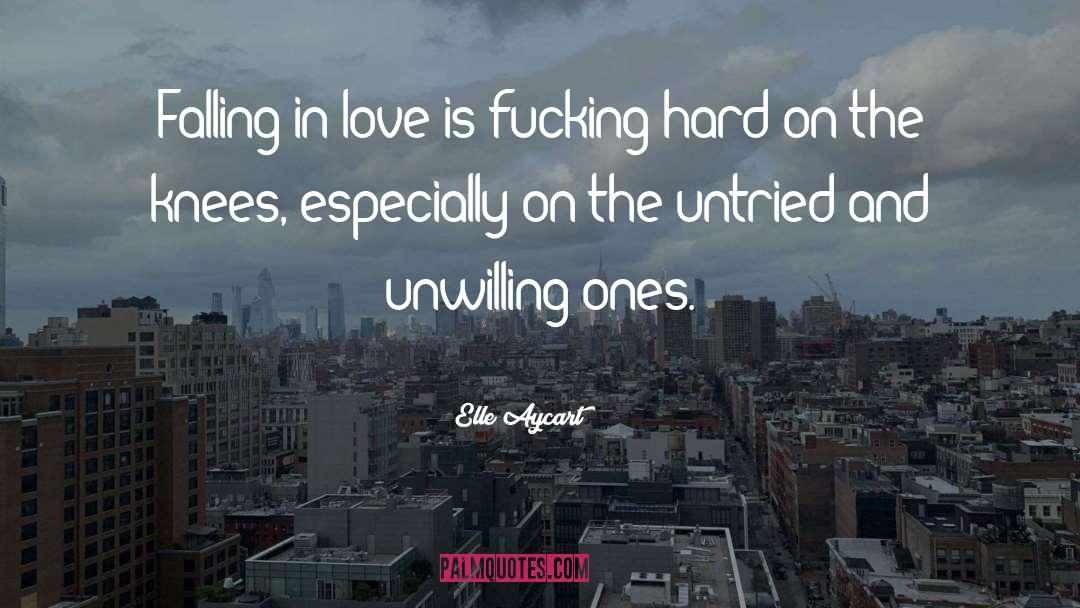 Elle Aycart Quotes: Falling in love is fucking