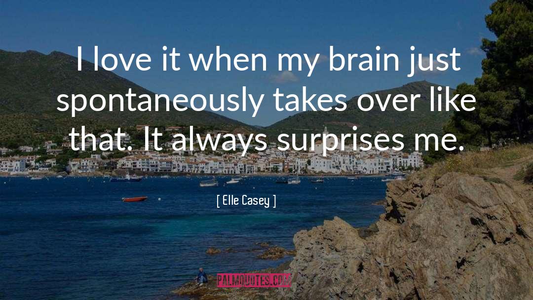 Elle Casey Quotes: I love it when my