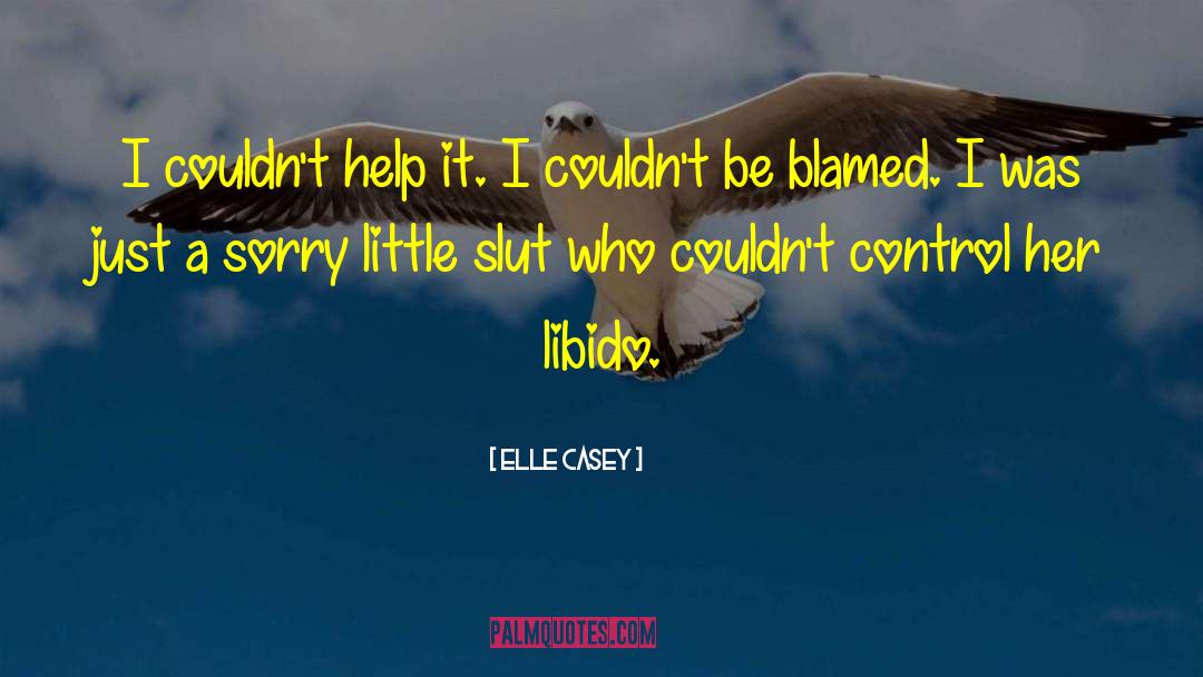 Elle Casey Quotes: I couldn't help it. I