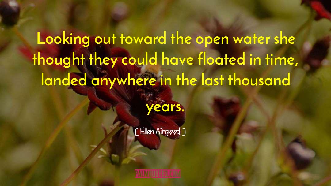 Ellen Airgood Quotes: Looking out toward the open