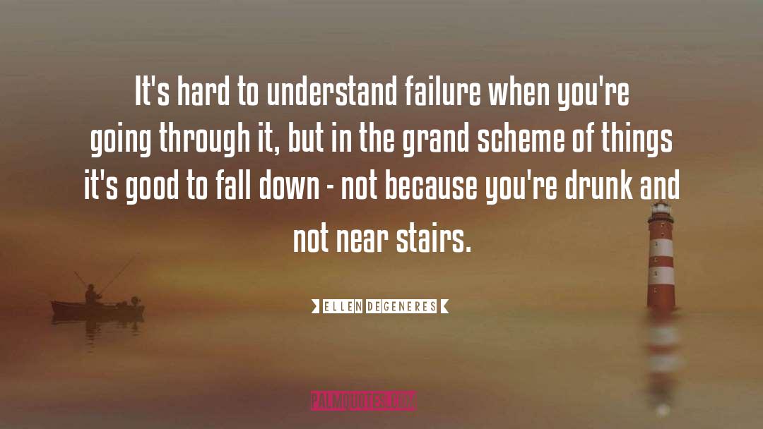 Ellen DeGeneres Quotes: It's hard to understand failure