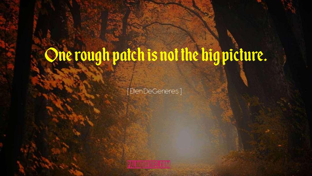 Ellen DeGeneres Quotes: One rough patch is not