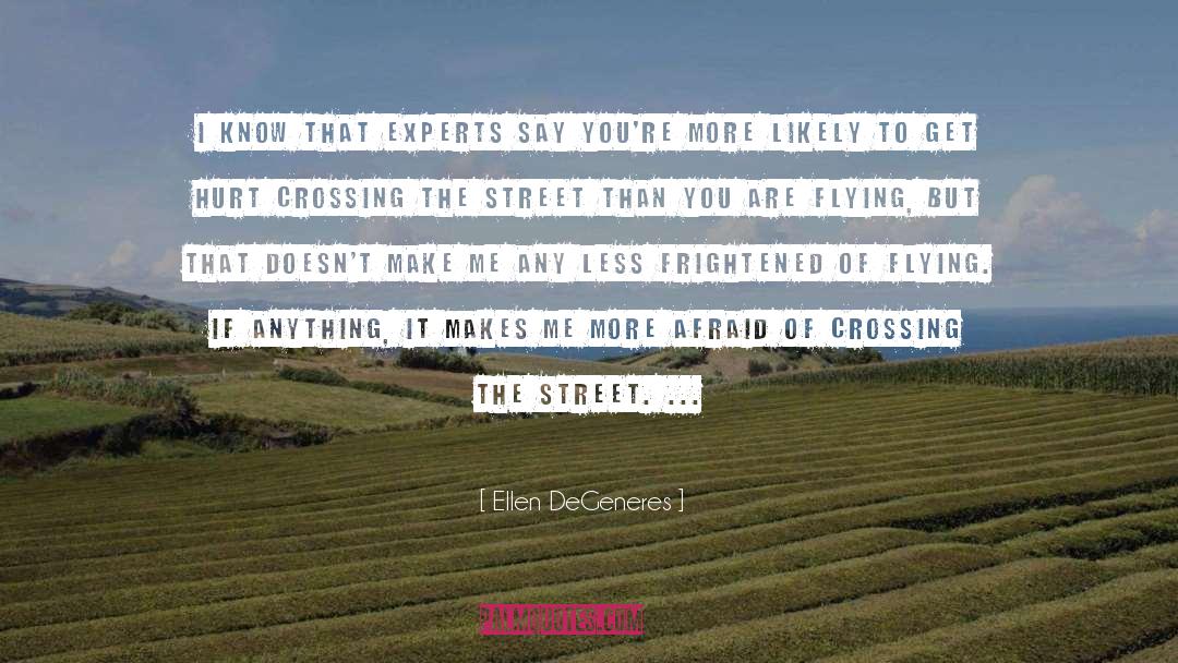 Ellen DeGeneres Quotes: I know that experts say