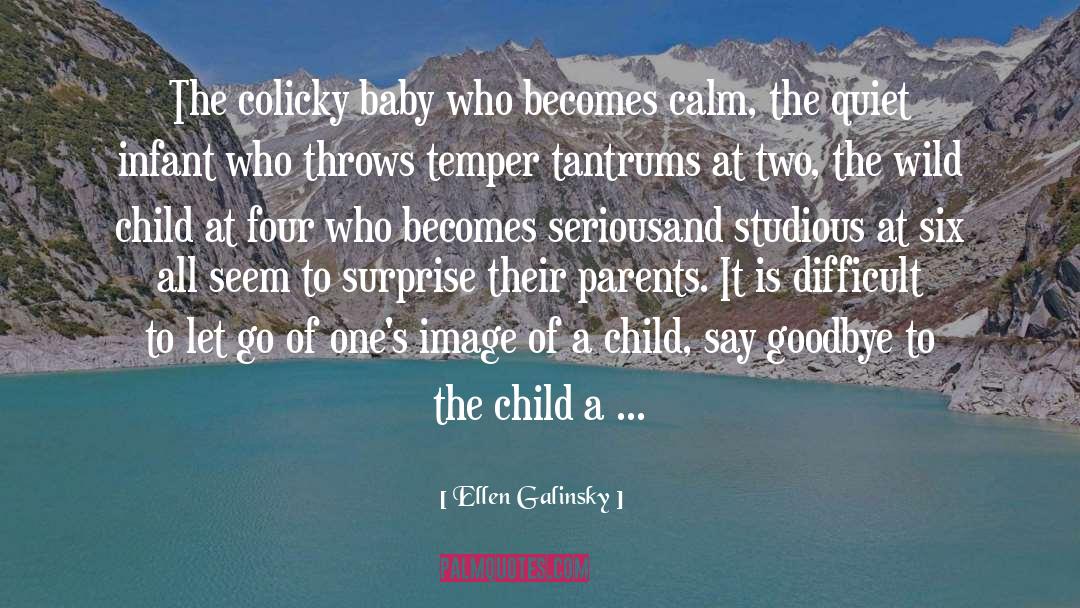 Ellen Galinsky Quotes: The colicky baby who becomes