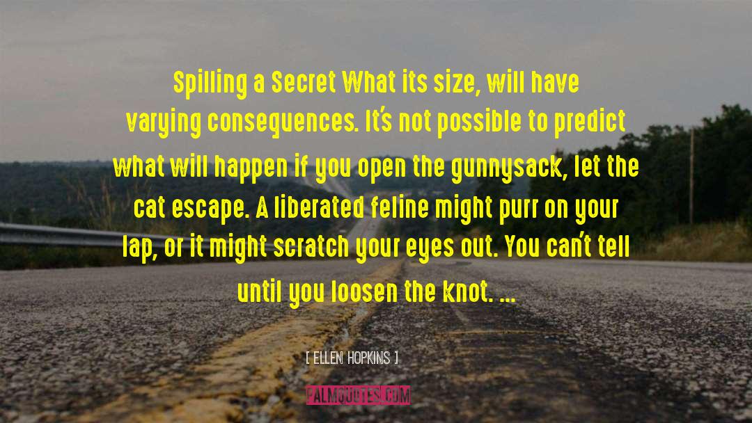 Ellen Hopkins Quotes: Spilling a Secret <br /><br