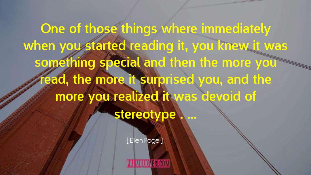 Ellen Page Quotes: One of those things where