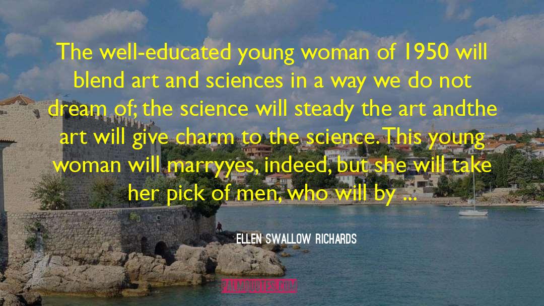 Ellen Swallow Richards Quotes: The well-educated young woman of